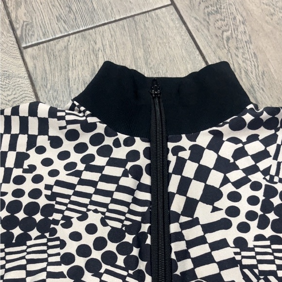 VTG 80s Pullover HOT CHILLYS Ski
Jacket OP ART 3 D Dolman Lycra - Picture 3 of 8